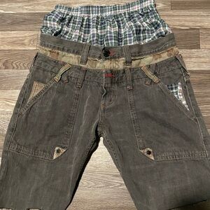 Double-Triple Layered Jean Shorts